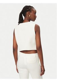 Rinascimento Kamizelka garniturowa CFC0128644003 Biały Regular Fit. Kolor: biały. Materiał: syntetyk #3