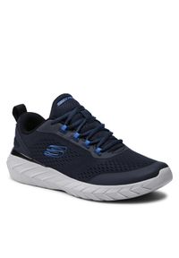 skechers - Skechers Sneakersy Decodus 232288/NVY Granatowy. Kolor: niebieski. Materiał: materiał #1