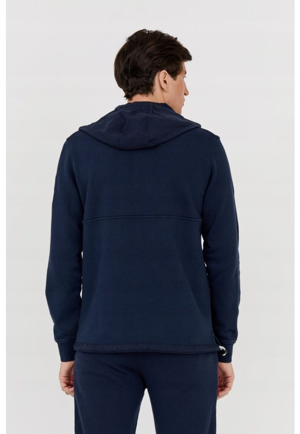 Aeronautica Militare - AERONAUTICA MILITARE Granatowa bluza męska, Rozmiar L. Typ kołnierza: kaptur. Kolor: niebieski