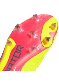 Adidas - Buty piłkarskie adidas Predator Elite Ll Fg M IE2366 żółte. Zapięcie: sznurówki. Kolor: żółty. Materiał: materiał, syntetyk. Szerokość cholewki: normalna. Sport: piłka nożna #3