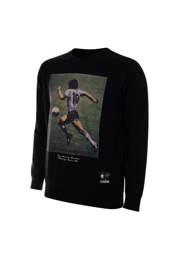 COPA FOOTBALL - Bluza dla dorosłych Maradona x COPA Mistrzostwa Świata 1986 - Czarny. Kolor: czarny