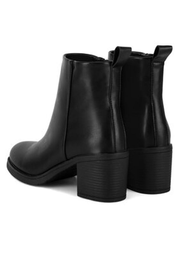 Clara Barson Botki WS5021-05 Czarny. Kolor: czarny. Materiał: skóra