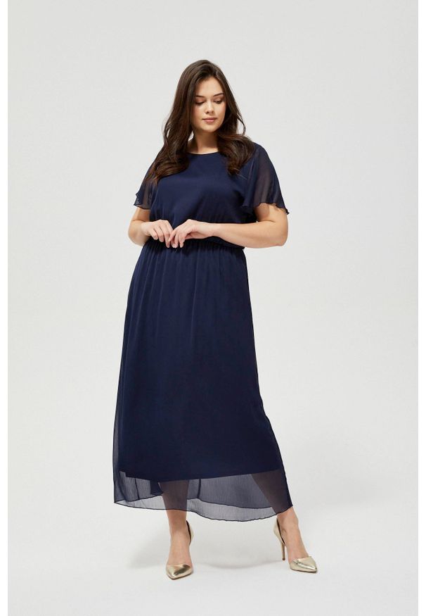 Niebieska sukienka MOODO boho