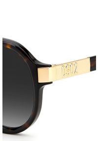 DSQUARED2 okulary przeciwsłoneczne męskie kolor brązowy. Kolor: brązowy #3