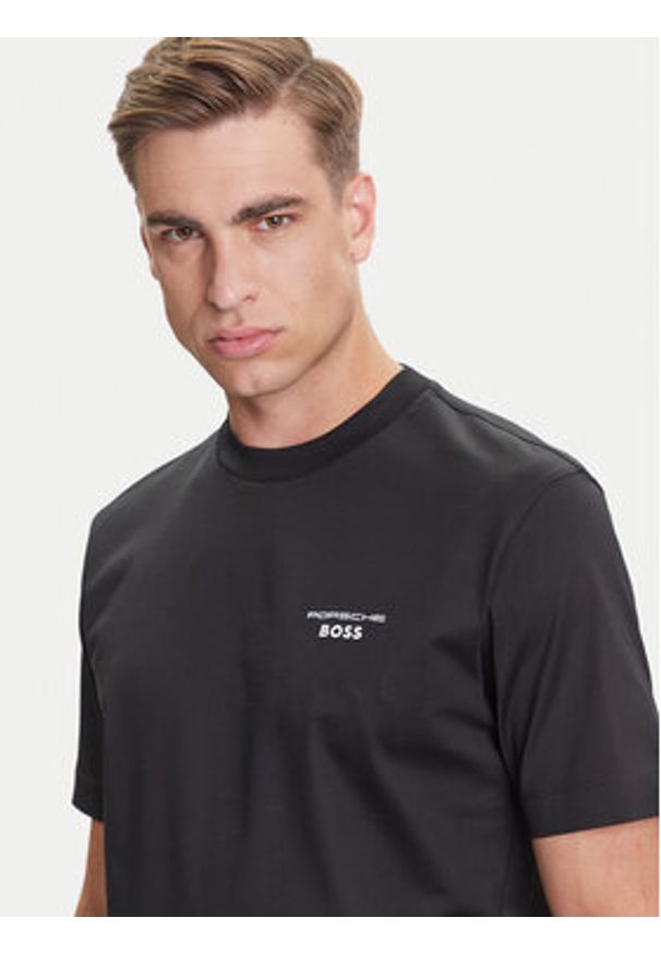 BOSS T-Shirt C-Thompson 197 PS 50543200 Czarny Regular Fit. Kolor: czarny. Materiał: bawełna