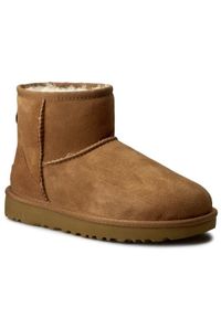 Ugg Śniegowce W Classic Mini II 1016222 Brązowy. Kolor: brązowy. Materiał: skóra #1