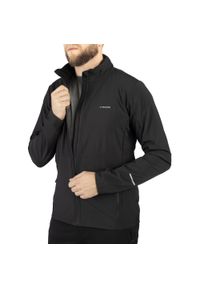 Kurtka męska trekkingowa Viking Acadia Man. Kolor: czarny. Sport: turystyka piesza #1