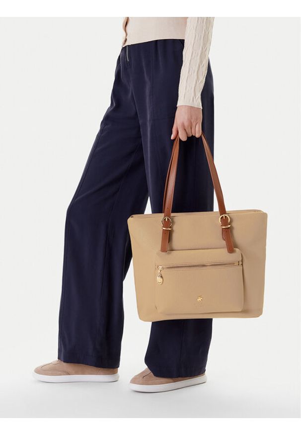 Beverly Hills Polo Club Torebka CEO-BHPC-C-001-08 Beżowy. Kolor: beżowy