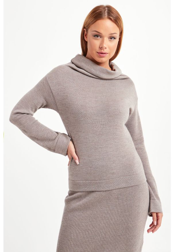 Sweter Max Mara Leisure do pracy, z golfem