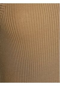 Athlecia Top Lankae W Top EA231328 Beżowy Regular Fit. Kolor: beżowy. Materiał: bawełna