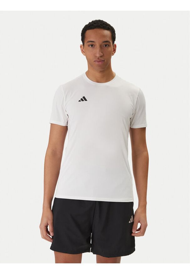Adidas - adidas Koszulka techniczna Adizero Essentials IN1157 Biały Slim Fit. Kolor: biały. Materiał: syntetyk