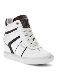 Guess Sneakersy Morens FL7MRN FAL12 Biały. Kolor: biały. Materiał: skóra #4