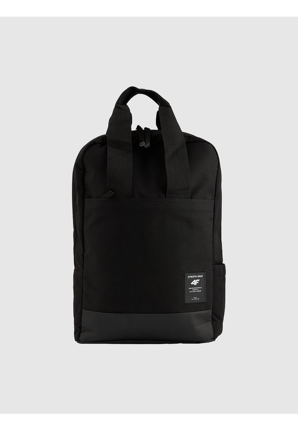4f - 4F Plecak miejski (15 L) z kieszenią na laptop - czarny Uniwersalny. Kolor: czarny. Materiał: materiał. Styl: casual