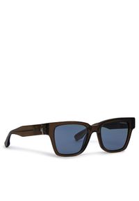 Trussardi Jeans - Okulary przeciwsłoneczne Trussardi. Kolor: zielony