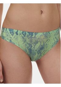 Chantelle Stringi Soft Stretch C11D90 Zielony. Kolor: zielony. Materiał: syntetyk #5