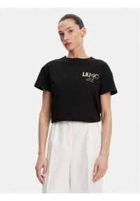 Liu Jo T-Shirt WA5007 JS923 Czarny Relaxed Fit. Kolor: czarny. Materiał: bawełna #1