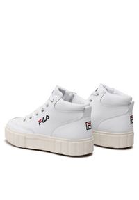 Fila Sneakersy Sandblast Mid Wmn FFW0187.10004 Biały. Kolor: biały. Materiał: skóra #6