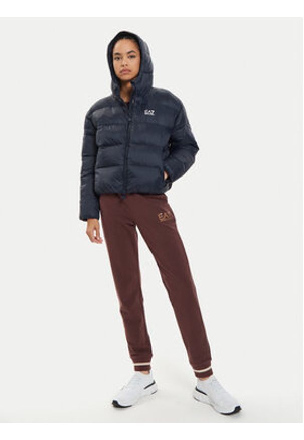 EA7 Emporio Armani Kurtka zimowa 6DTB17 TNGPZ 1562 Granatowy Relaxed Fit. Kolor: niebieski. Materiał: syntetyk. Sezon: zima