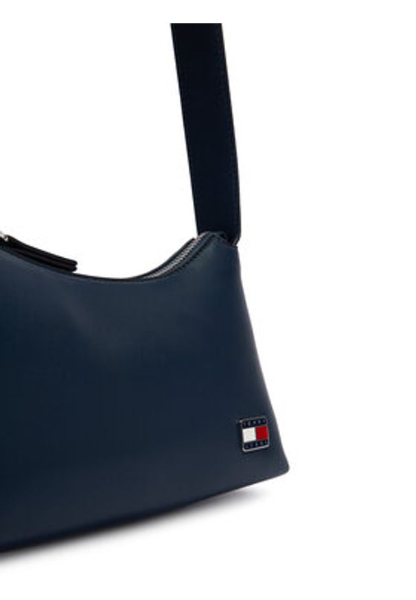 Tommy Jeans Torebka Tjw Cool Shoulder Bag AW0AW17873 Granatowy. Kolor: niebieski. Materiał: skórzane