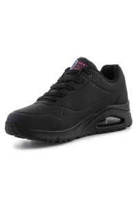 skechers - Buty Skechers Highlight Love W 177981-BKMT czarne. Okazja: na co dzień. Kolor: czarny. Materiał: materiał. Szerokość cholewki: normalna. Wzór: kolorowy