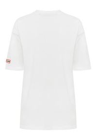 Hunter T-Shirt Abele UNISEX HARU0007251 Biały Regular Fit. Kolor: biały. Materiał: bawełna #7