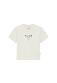 Guess Jeans T-Shirt 180328 Beżowy Classic Fit. Kolor: beżowy #4