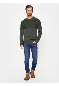 Jack & Jones - Jack&Jones Sweter 12236265 Zielony Regular Fit. Kolor: zielony. Materiał: bawełna