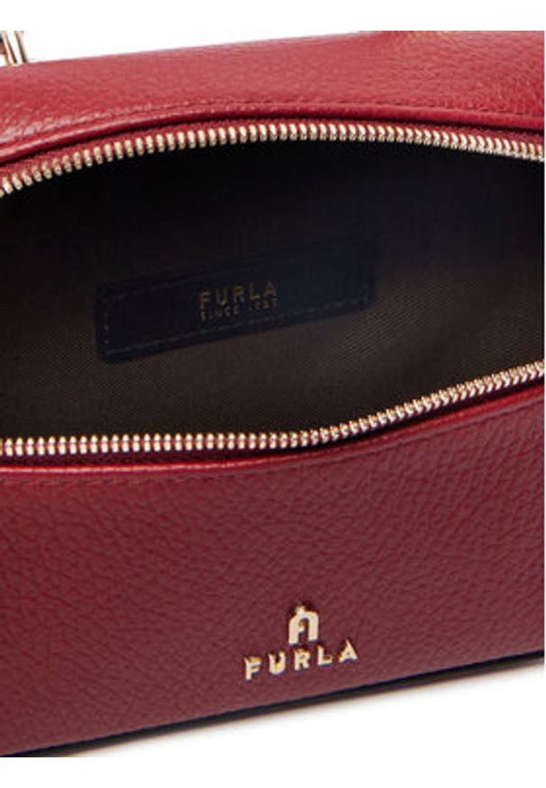 Furla Torebka Camelia Micro WE00625 HSF000 CN CGQ00 Bordowy. Kolor: czerwony. Materiał: skórzane