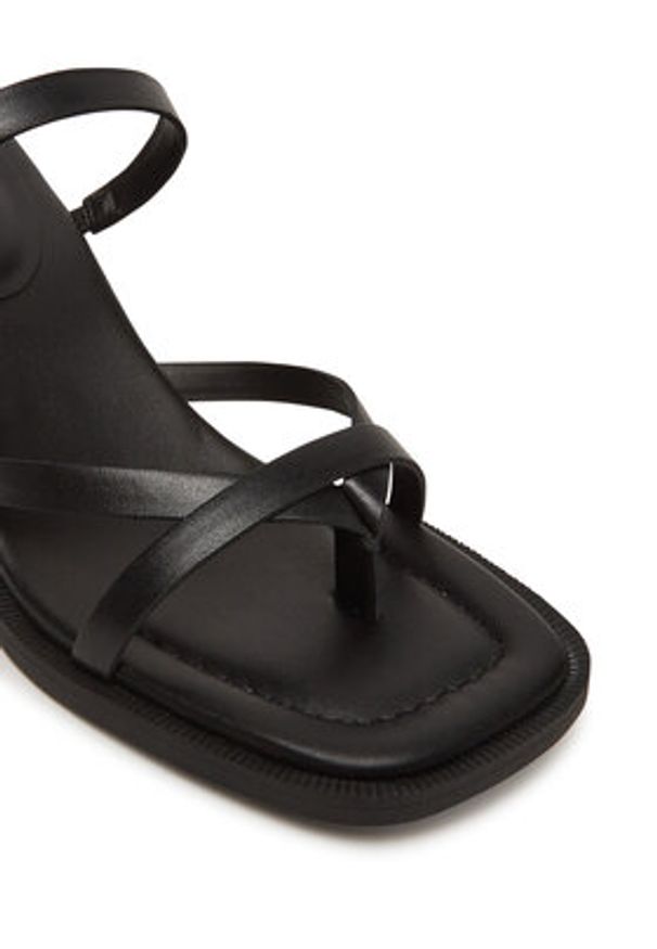 Tommy Jeans Klapki The Soho Sandal EN0EN02781 Czarny. Kolor: czarny. Materiał: skóra