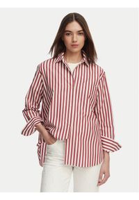 TOMMY HILFIGER - Tommy Hilfiger Koszula WW0WW45612 Czerwony jasny Regular Fit. Kolor: czerwony. Materiał: bawełna #1