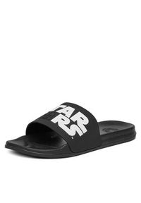 Star Wars Klapki SS25-150SW Czarny. Kolor: czarny. Materiał: syntetyk. Wzór: motyw z bajki #7