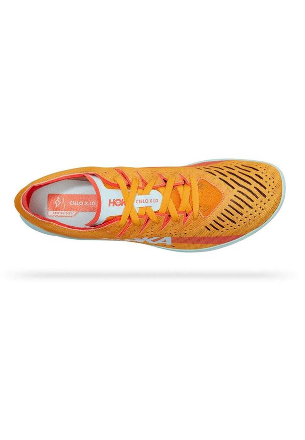 Adidasy Hoka One One Cielo X Ld, Dla obu płci. Kolor: żółty. Materiał: materiał. Sport: fitness