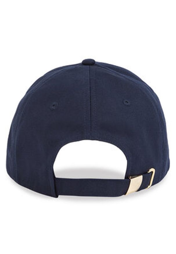 TOMMY HILFIGER - Tommy Hilfiger Czapka z daszkiem Elevated Chic Cap AW0AW17128 Granatowy. Kolor: niebieski. Materiał: materiał, bawełna