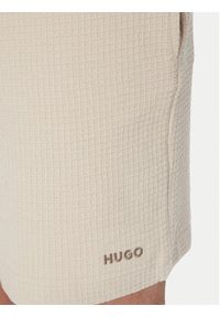 Hugo - HUGO Szorty sportowe Austin 50532023 Beżowy jasny Regular Fit. Kolor: beżowy. Materiał: bawełna. Styl: sportowy #3