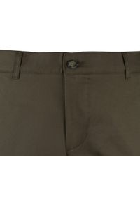 Brązowe, Bawełniane Spodnie Typu Chinos - Rigon - Slim. Kolor: beżowy, wielokolorowy, brązowy. Materiał: elastan, bawełna #3