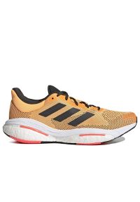 Adidas - Buty adidas Solarglide 5 GX5470 - pomarańczowe. Kolor: pomarańczowy. Materiał: materiał, guma. Szerokość cholewki: normalna. Sport: fitness