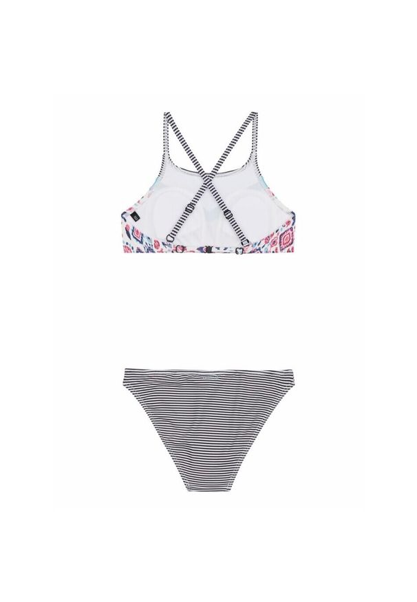 Dziewczęcy dwuczęściowy kostium kąpielowy Protest Prtkyoto. Kolor: biały