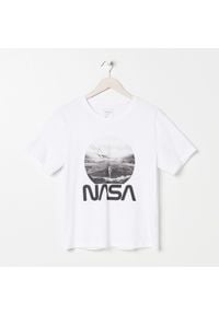 Sinsay - Piżama dwuczęściowa NASA - Biały. Kolor: biały #1
