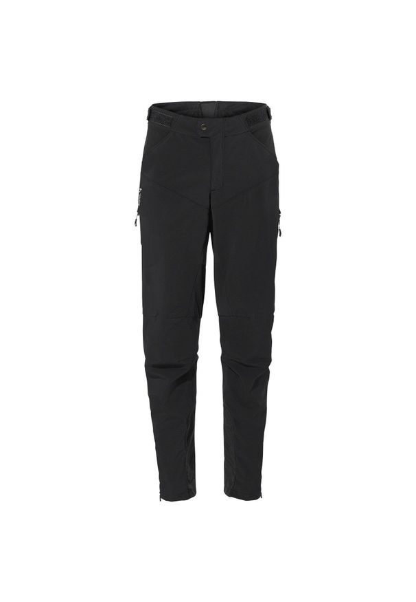 Vaude - Spodnie przeciwdeszczowe VAUDE Qimsa II. Kolor: czarny. Sport: kolarstwo