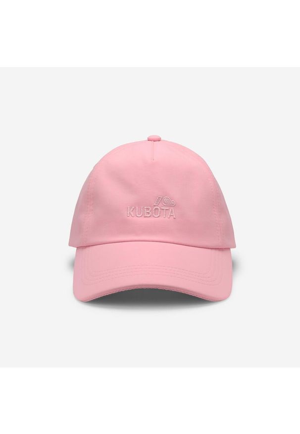 Czapka z daszkiem Kubota różowa. Kolor: różowy. Materiał: nylon. Styl: elegancki
