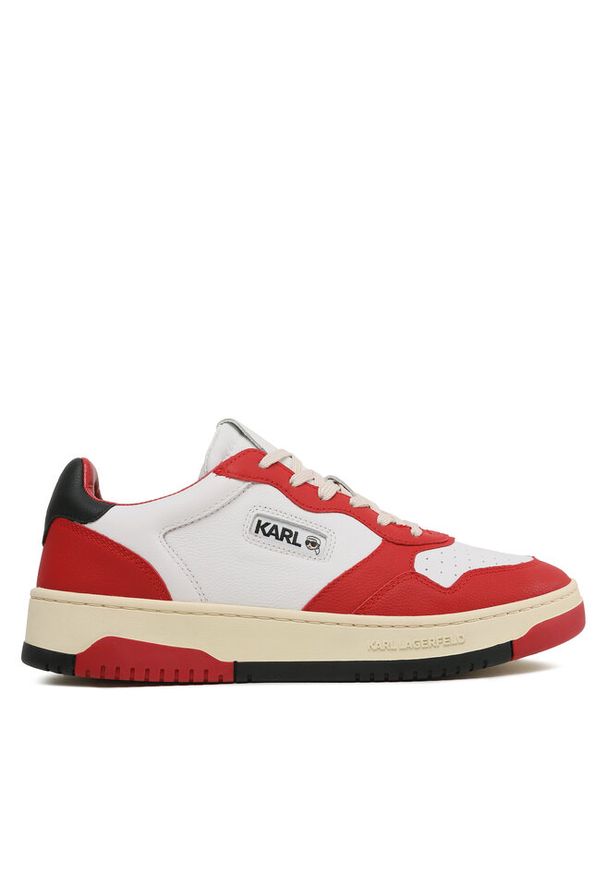 Karl Lagerfeld - Sneakersy KARL LAGERFELD. Kolor: czerwony