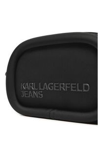 Karl Lagerfeld Jeans Torebka 246J3016 Czarny. Kolor: czarny. Materiał: skórzane