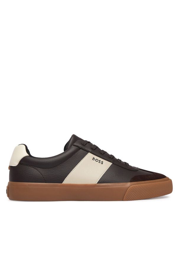 Sneakersy BOSS. Kolor: brązowy
