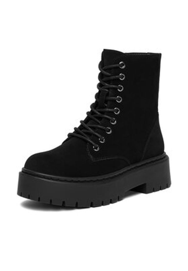 DeeZee Trzewiki CEO-HY13123-1 Czarny. Kolor: czarny. Materiał: materiał, syntetyk