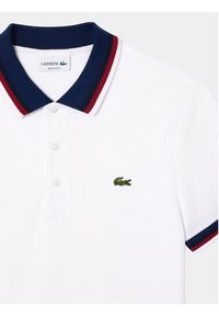 Lacoste Polo PH3461 Biały Regular Fit. Typ kołnierza: polo. Kolor: biały. Materiał: bawełna #8