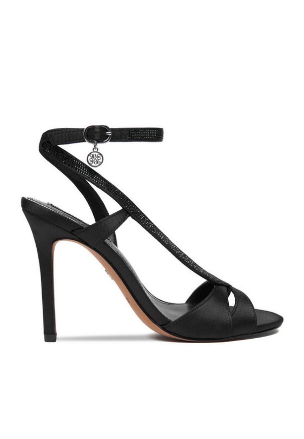 Nine West Sandały EO-LS1005252-1 Czarny. Kolor: czarny. Materiał: materiał