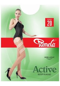 Pamela - Rajstopy ACTIVE 20 Den. Materiał: bawełna, włókno, elastan, poliamid