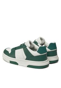 Tommy Jeans Sneakersy Tjm Leather Cupsole 2.0 EM0EM01352 Zielony. Kolor: zielony. Materiał: skóra #6