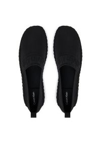 Calvin Klein Espadryle Oblique Espadrille Webbing HW0HW02934 Czarny. Kolor: czarny. Materiał: materiał #4