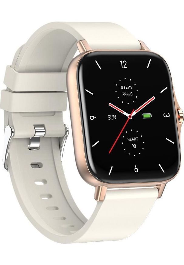 Smartwatch Maxcom Fit FW55 Aurum Pro Beżowy (FW55GOLD). Rodzaj zegarka: smartwatch. Kolor: beżowy